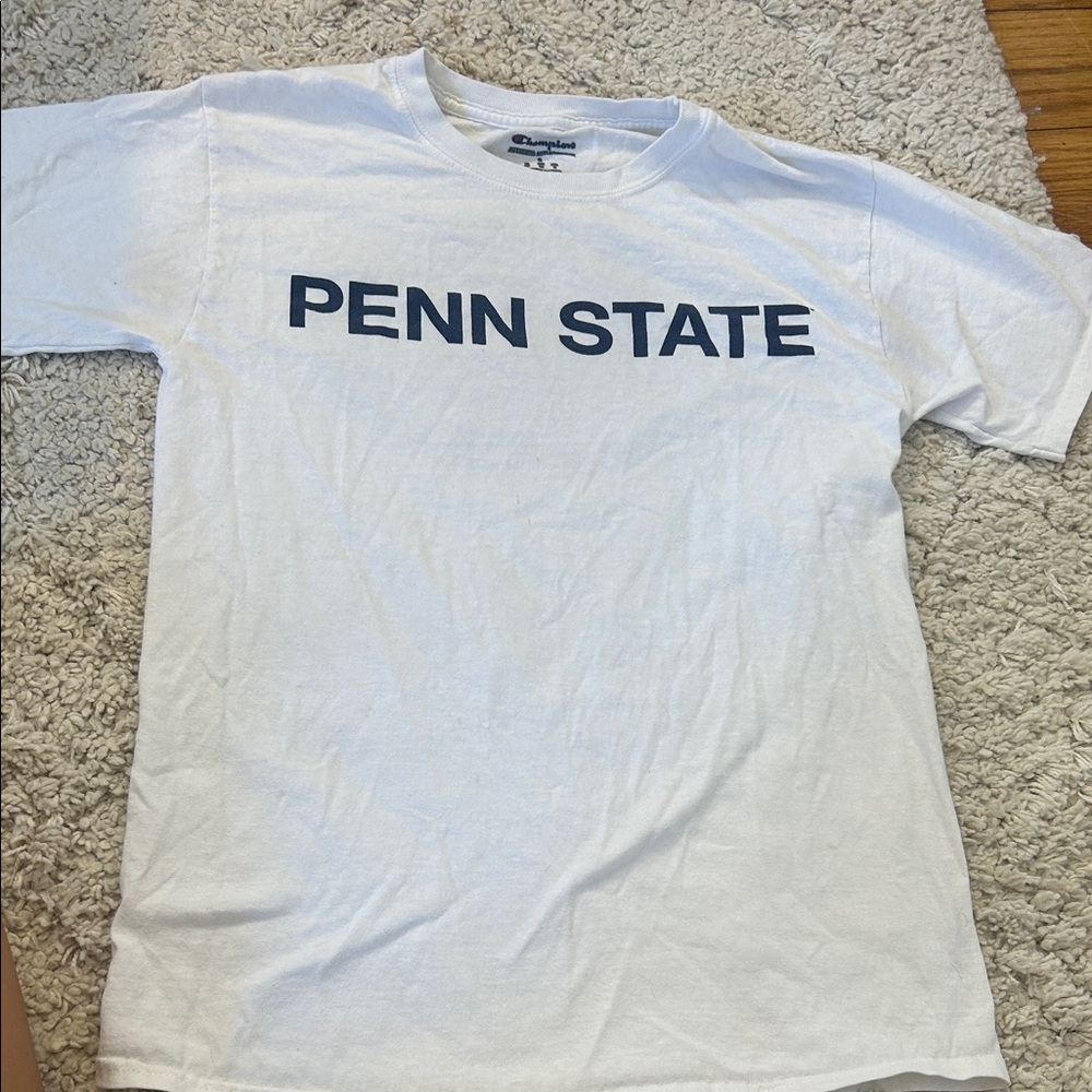 Champion Men's White Penn State Tee